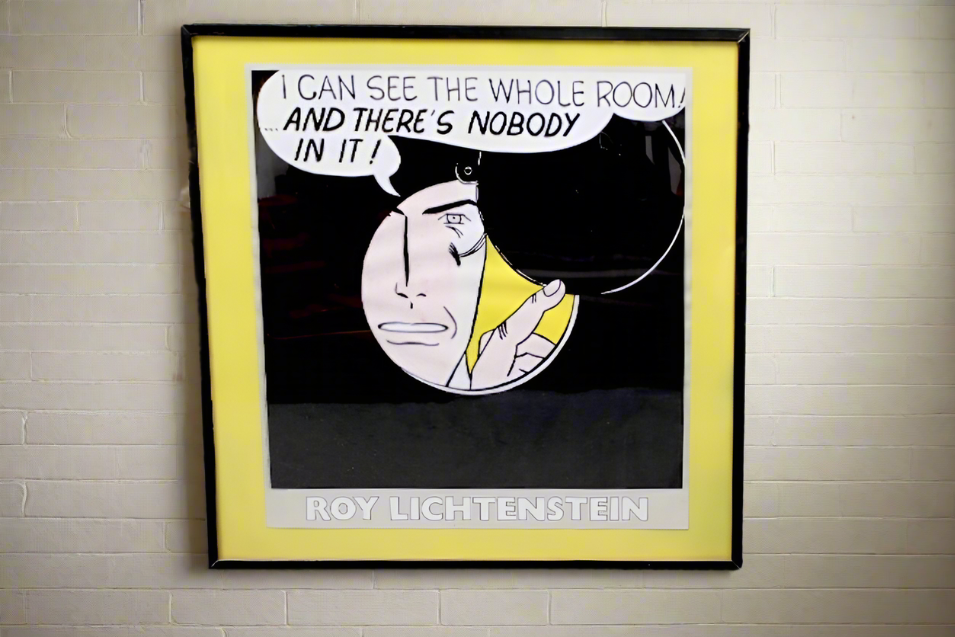 Roy Lichtestein Print | " I Can See the Whole Room"