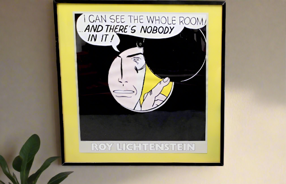 Roy Lichtestein Print | "I Can See the Whole Room"