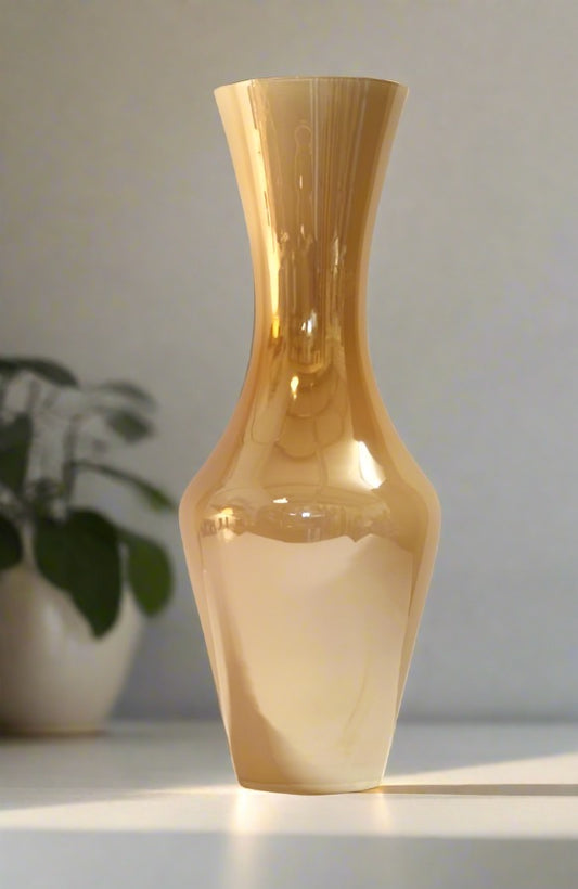 Large Iridescent Murano Glass Vase