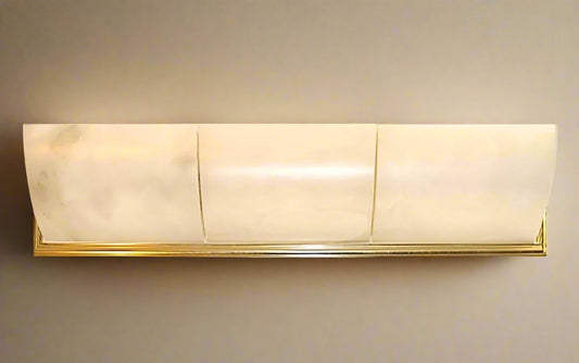 Alabaster Stone Vanity Bathroom Light