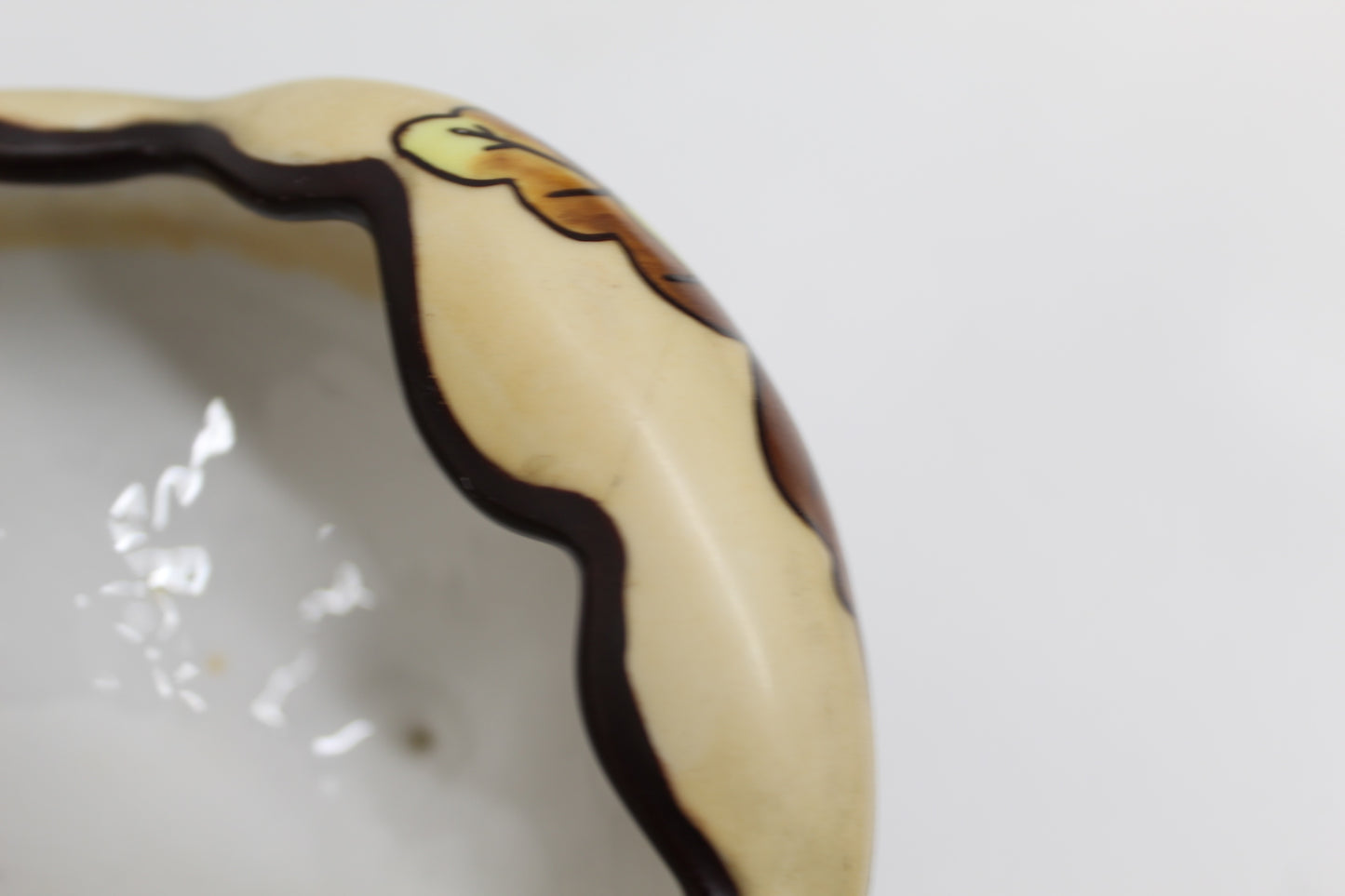 Antique Handpainted Candy Dish