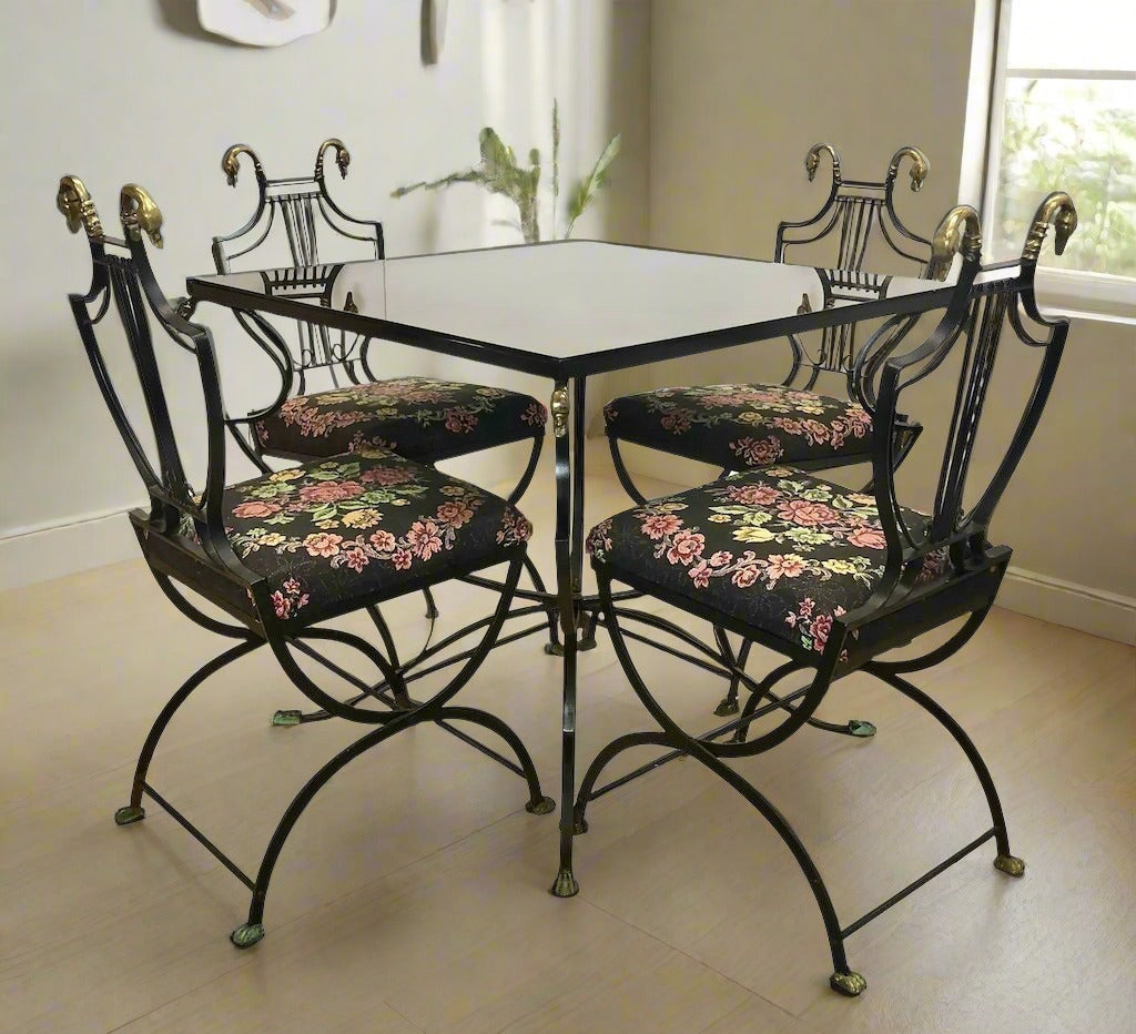 Art Deco & Lyre Dining Set | Samuel Copelon