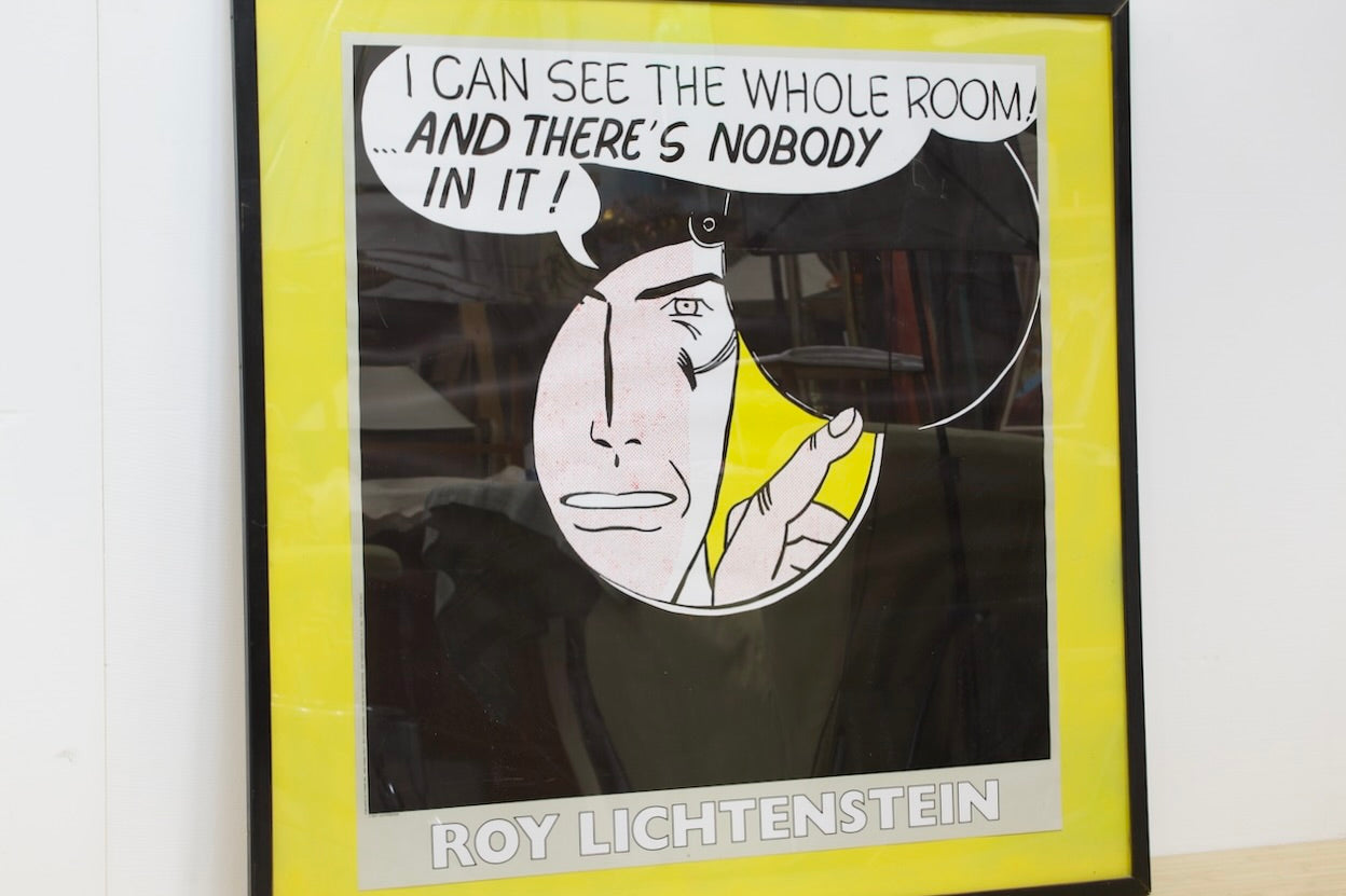 Roy Lichtestein Print | " I Can See the Whole Room"