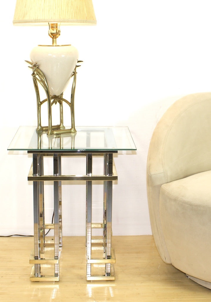 Vintage Hollywood Regency Accent Tables