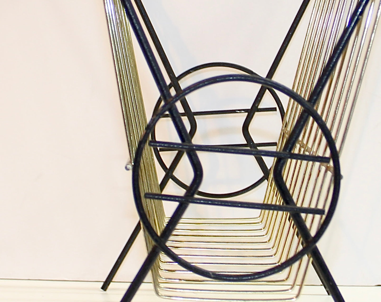 Mid-Century Wire Magazine Rack