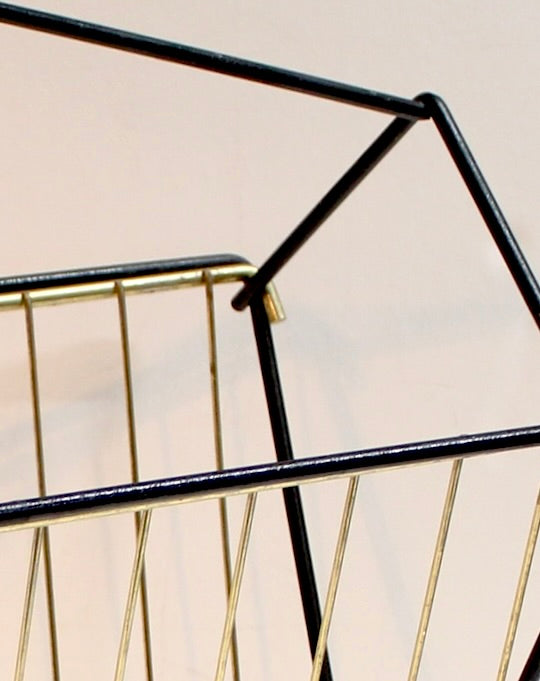 Mid-Century Wire Magazine Rack