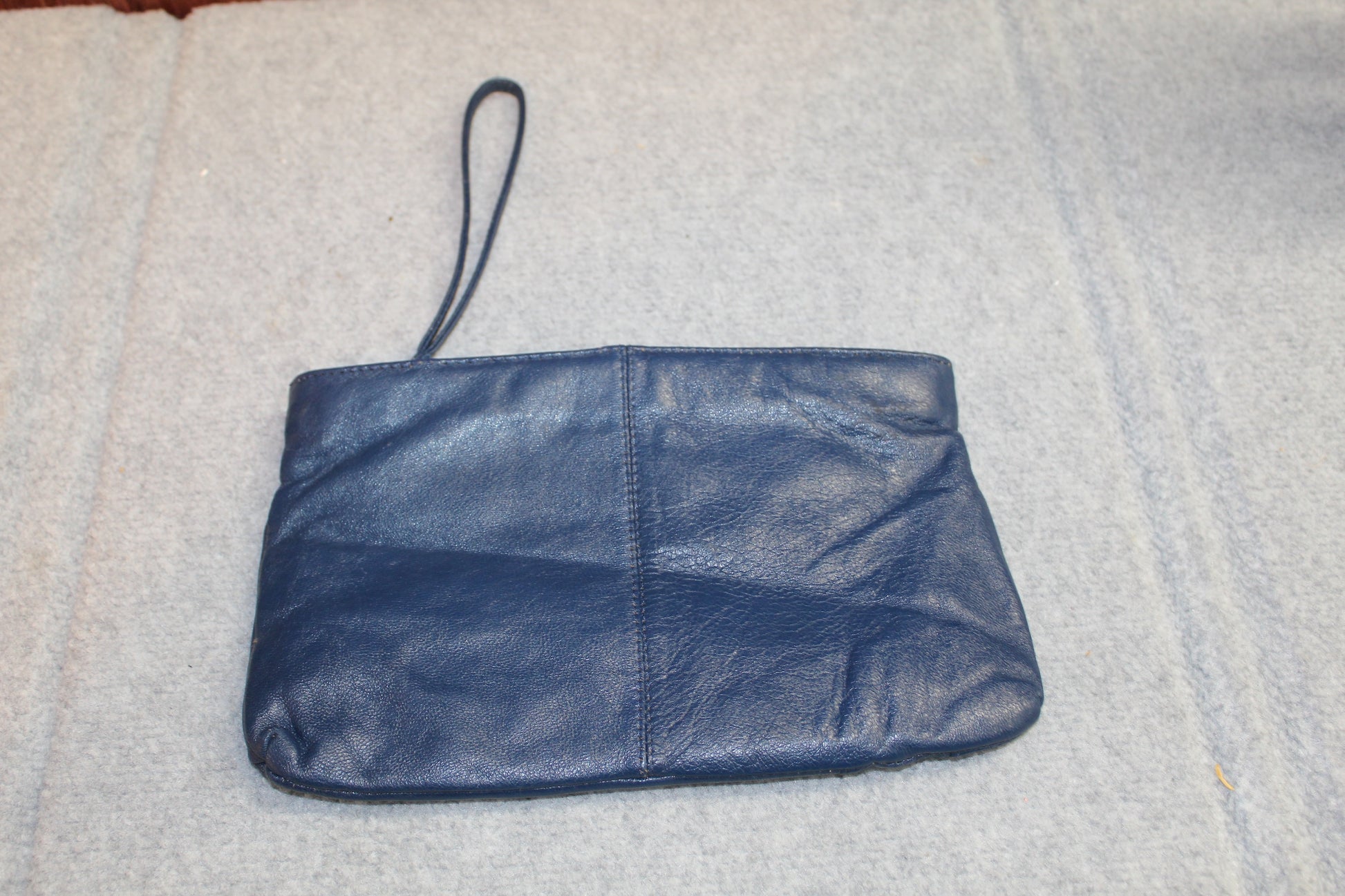 Vintage Brenalini Blue Leather Clutch | Jonotti