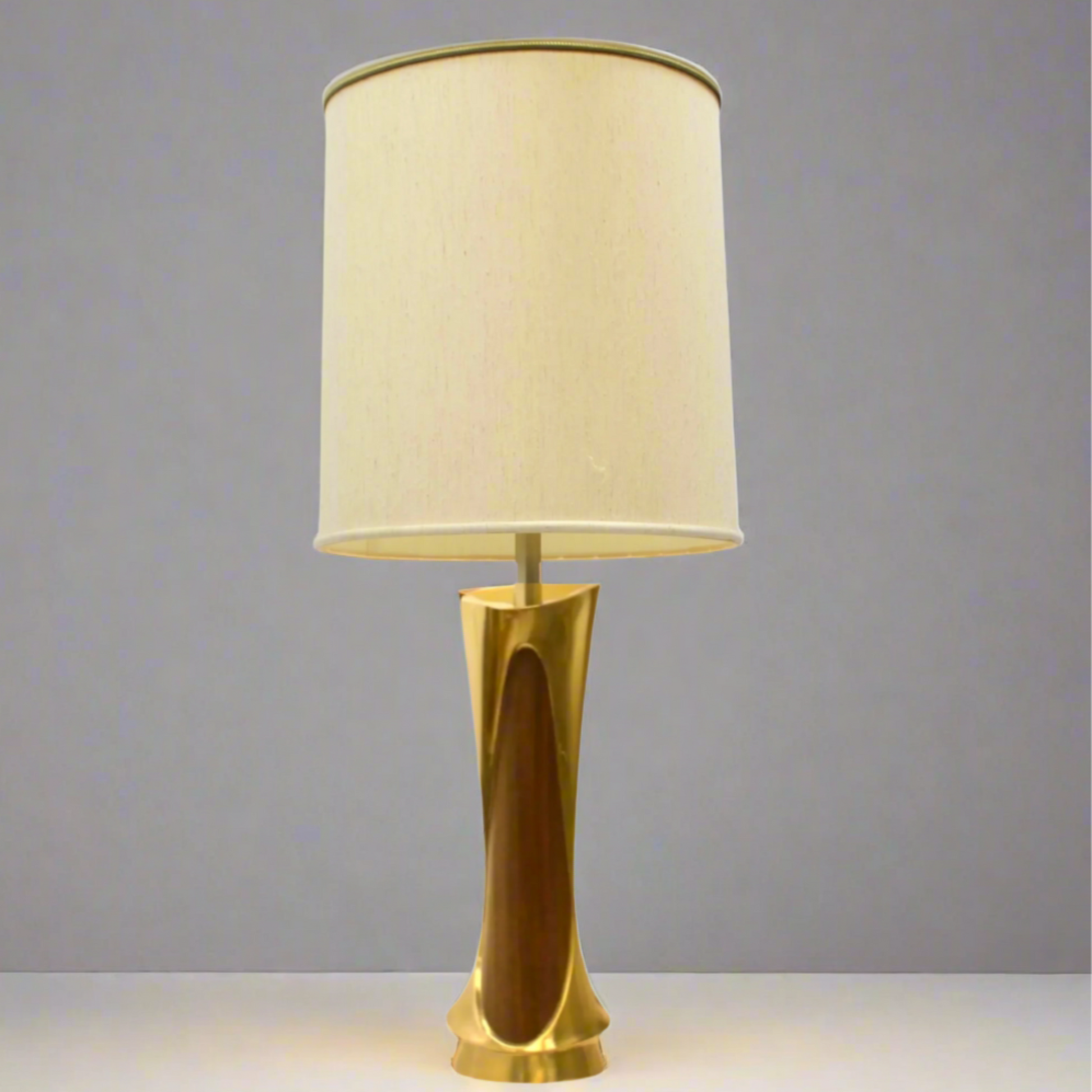 Mid-Century Modern Brass Table Lamp | Laurel Lamps