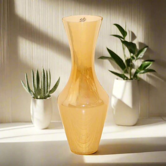 Large Iridescent Murano Glass Vase