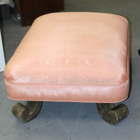 Vintage Pink Ottoman