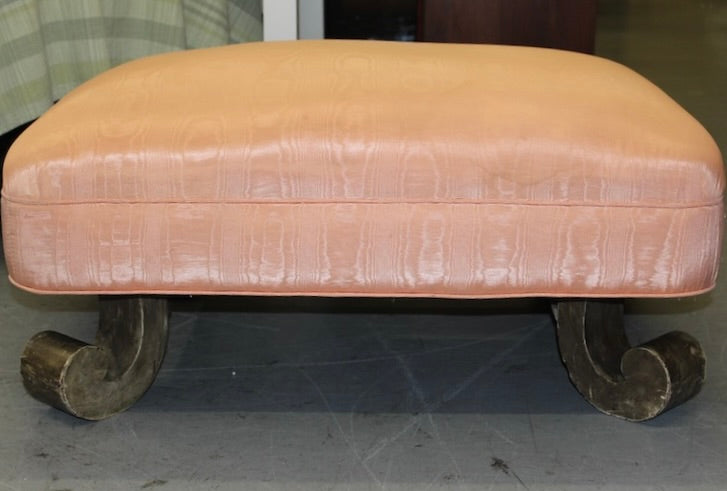 Vintage Pink Ottoman