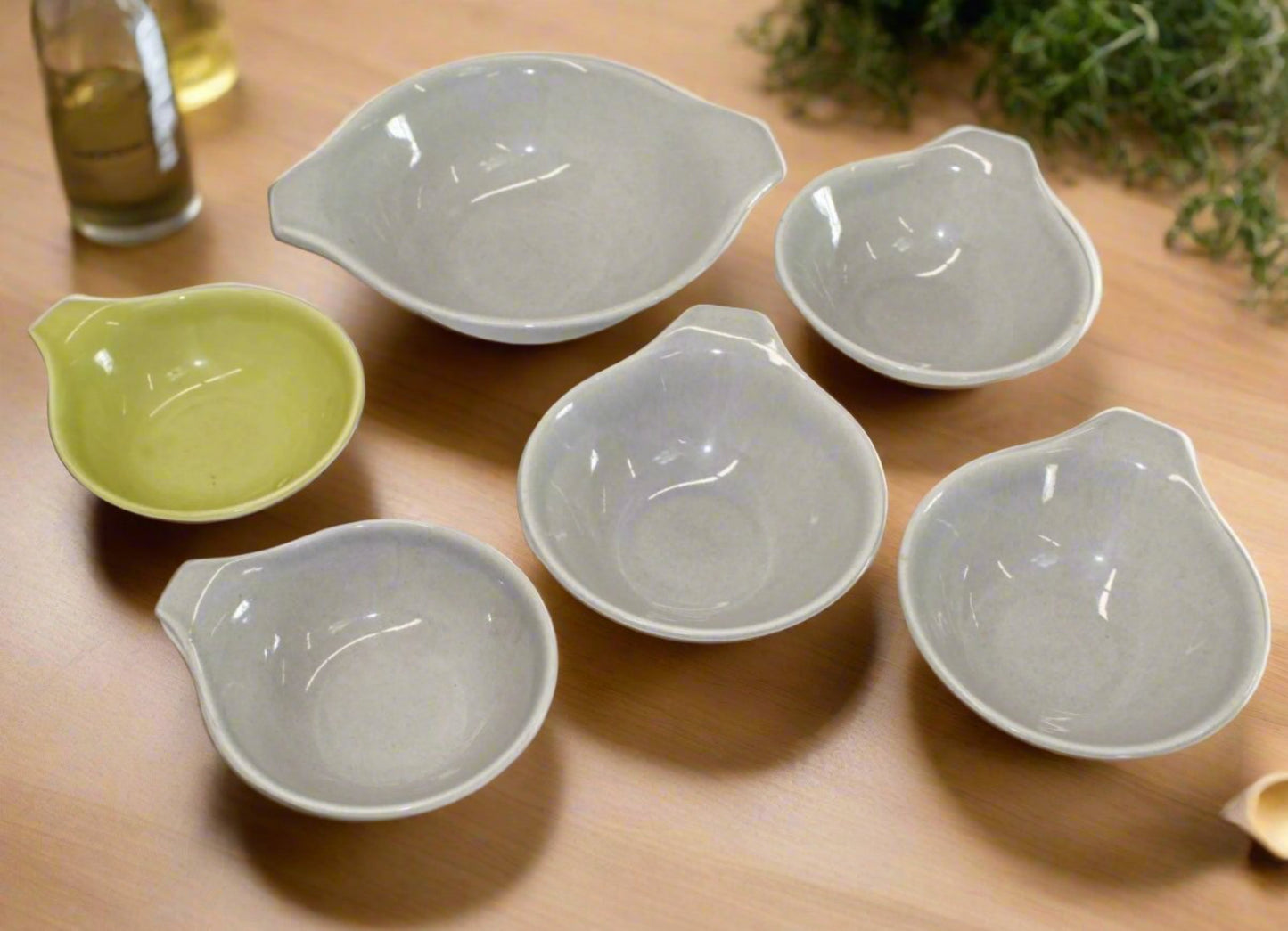  8 Asstd. Russel Wright "American Modern" dishes, Steubenville Pottery