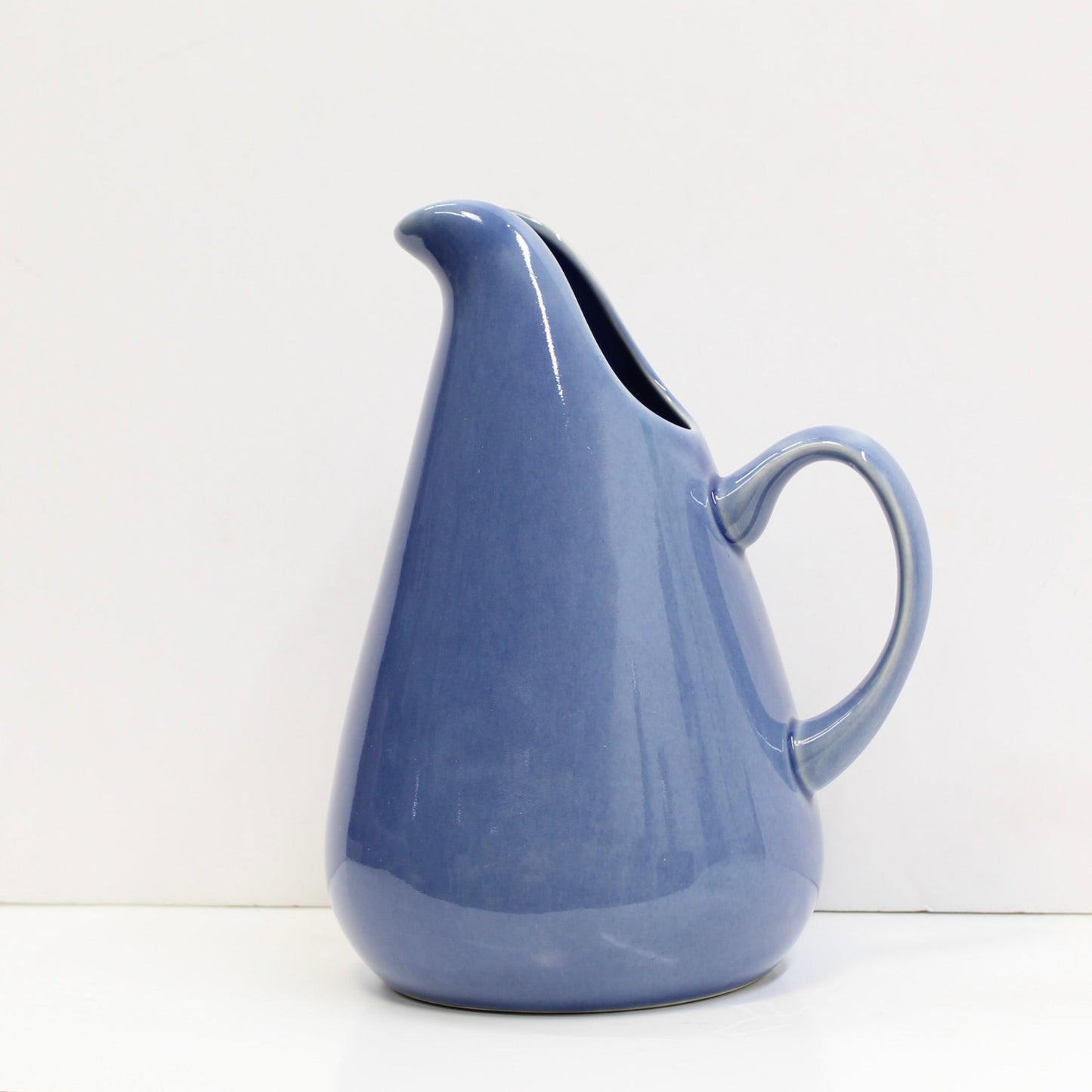 Blue Russel Wright Design Water Pitcher