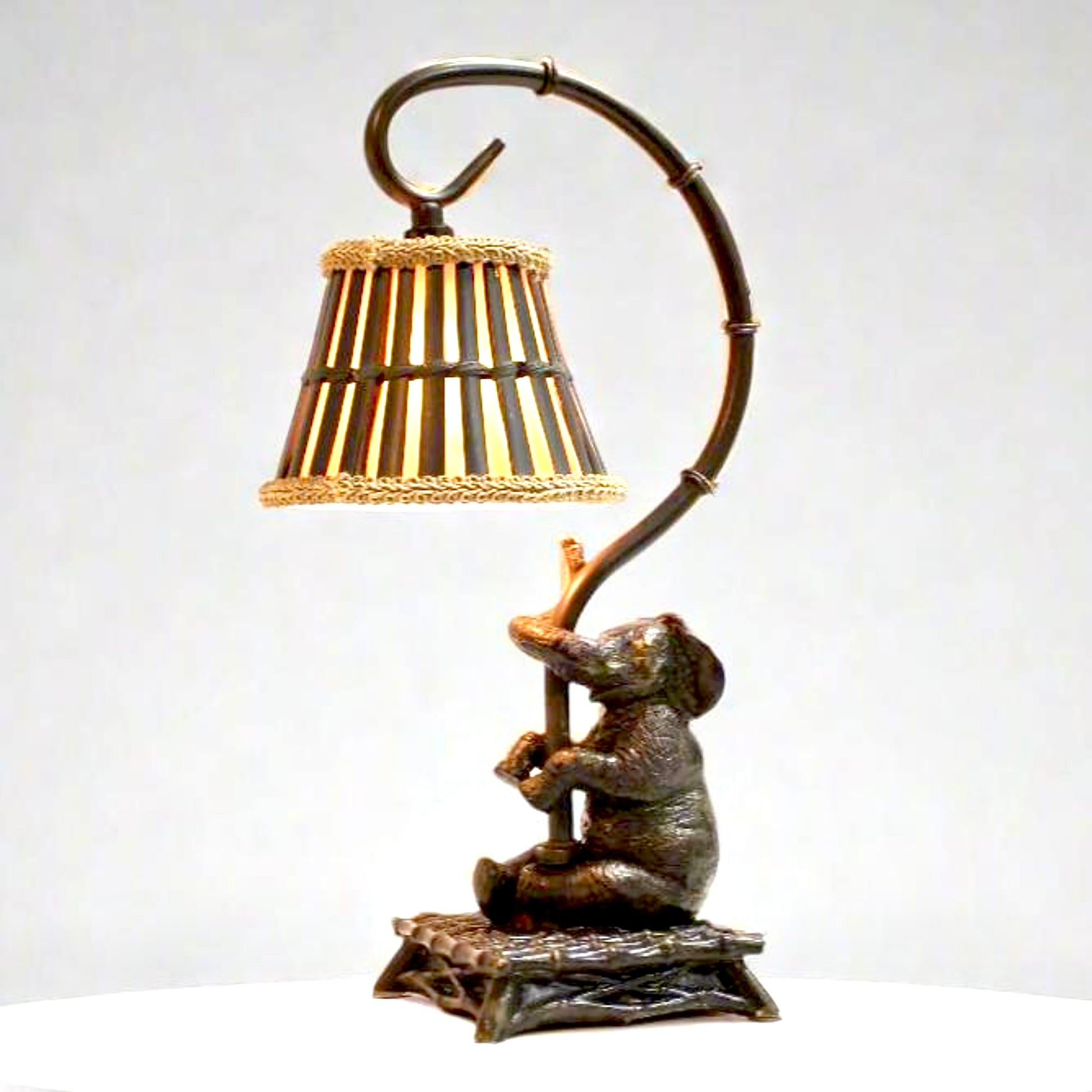 Small Vintage Elephant Table Lamp