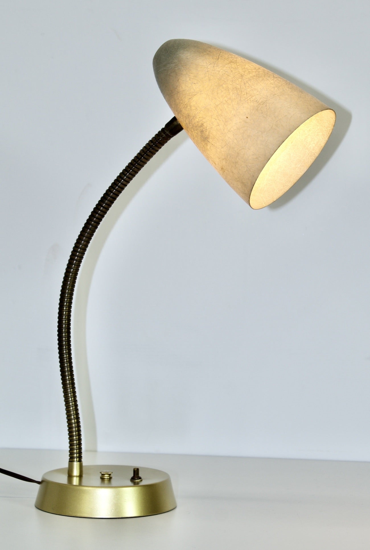 Vintage Cone Desk Lamp Info