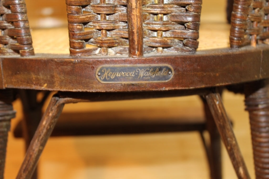 Heywood Wakefield Wicker Antique High Chair