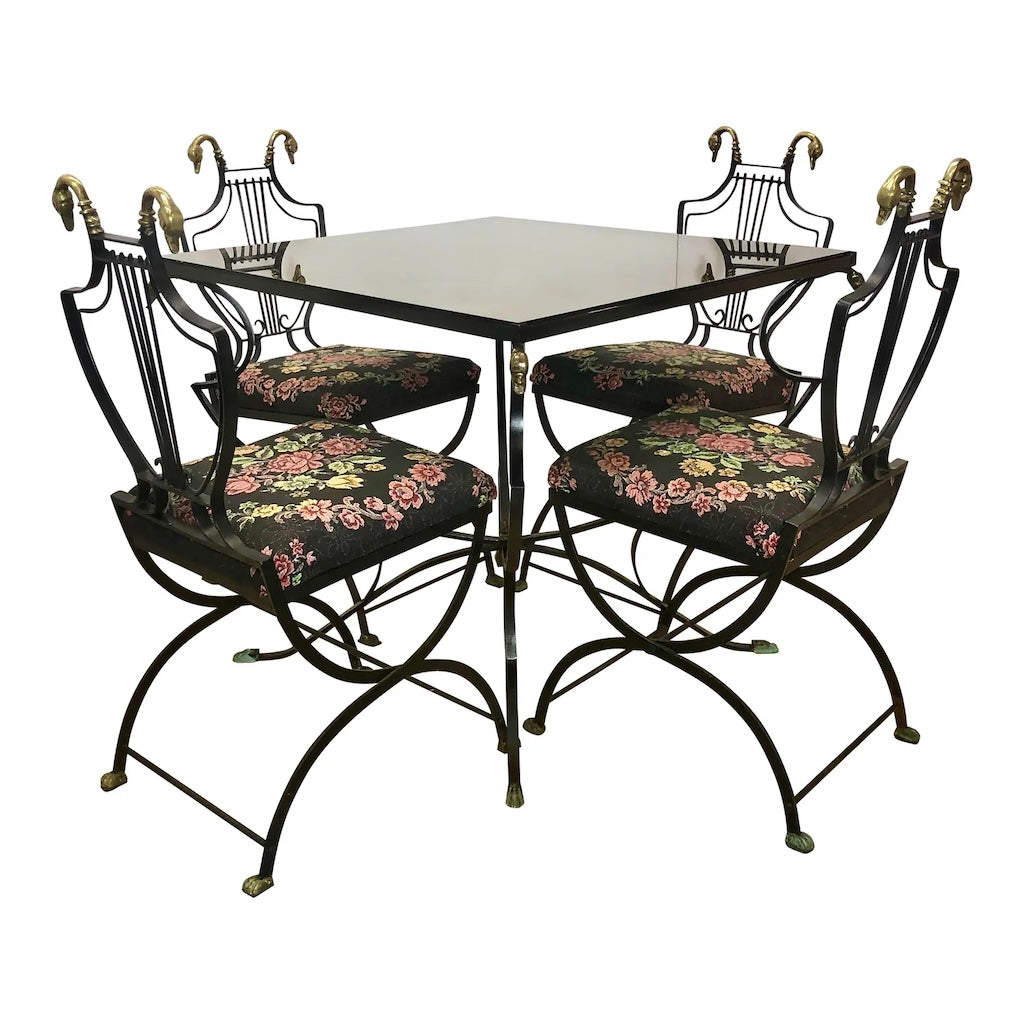 Art Deco & Lyre Dining Set | Samuel Copelon