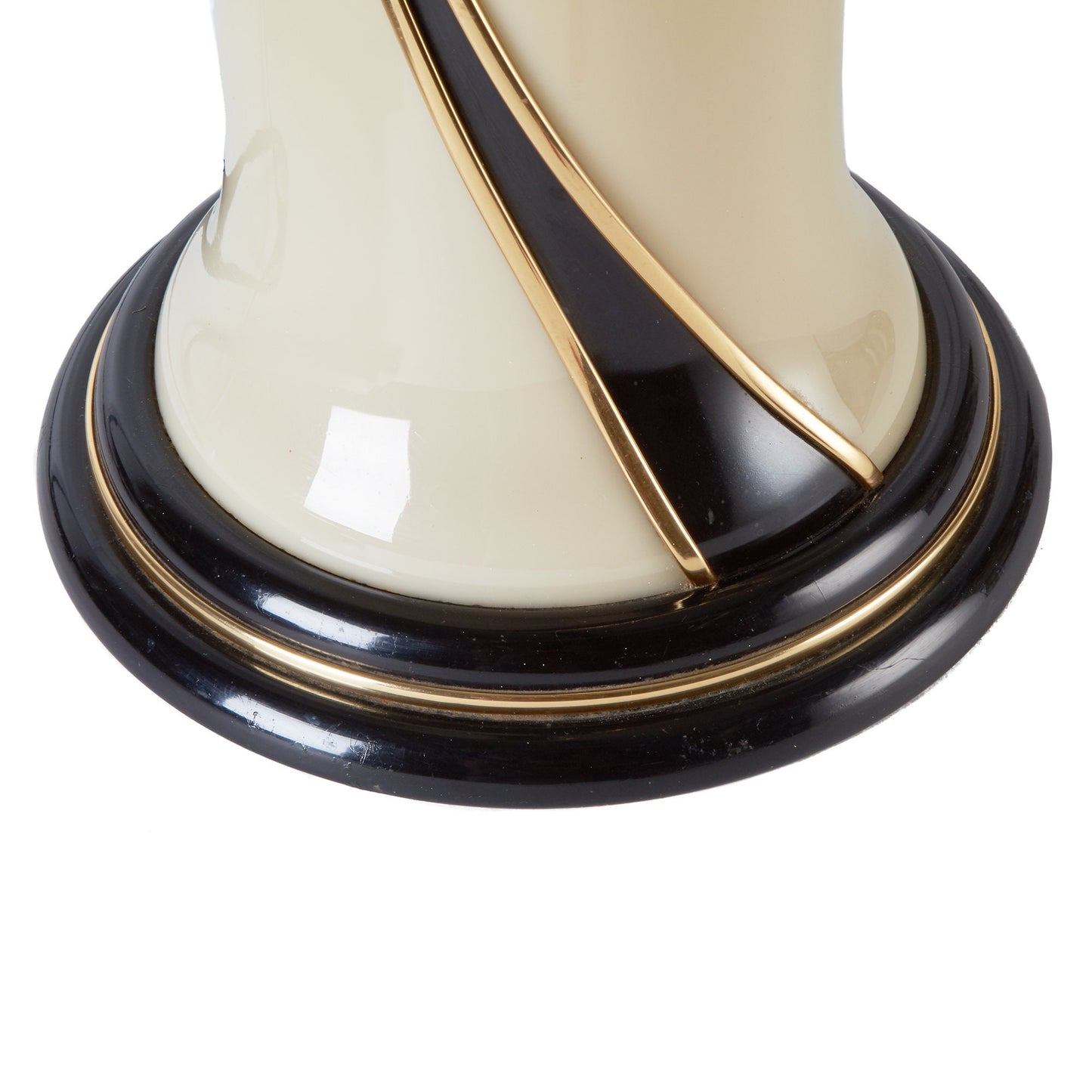 Ivory Glass Table Lamp from OffCenterModern