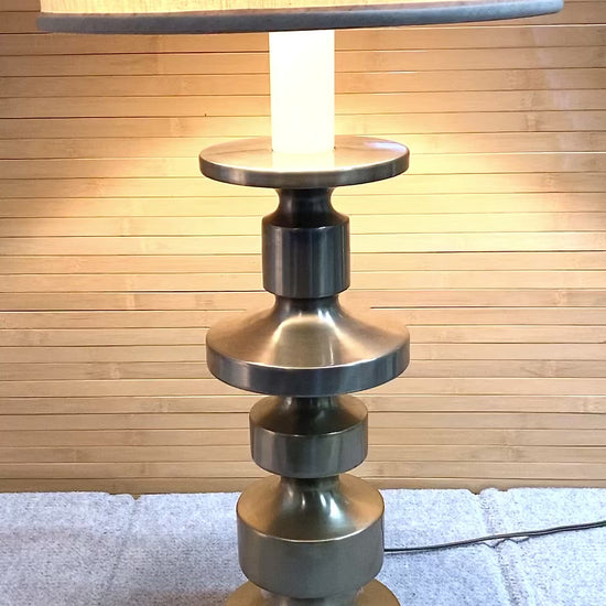 Modern Impressionist  Art Candlestick Table lamp