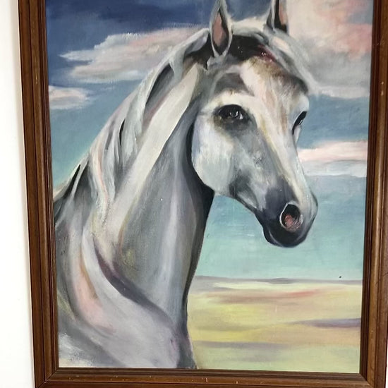 Gray Horse Painting