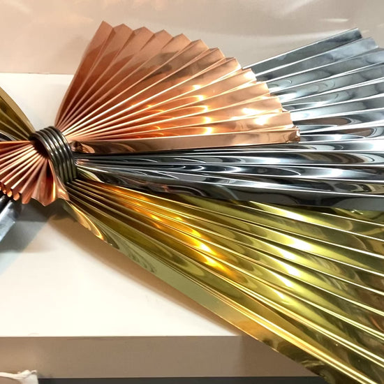 1980 C. Jeré Tru-Color Metal Wall Sculpture