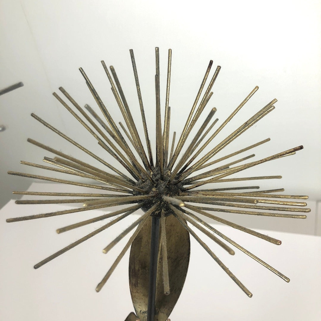 Bronze Thistle Sculpture